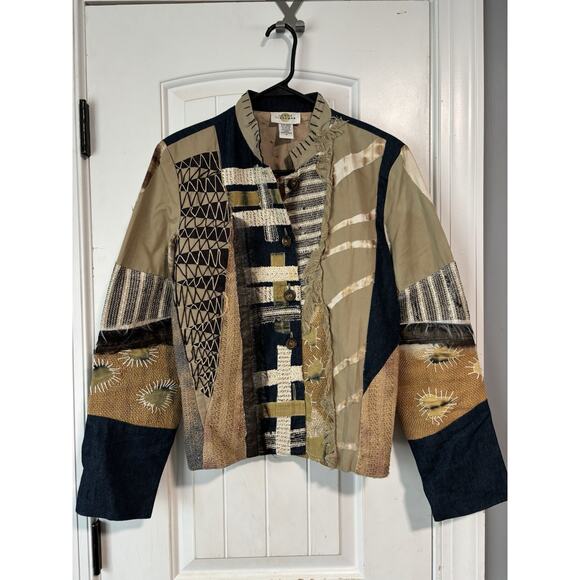 Medium Jackets & Blazers - Sandy Starkman Fabric Artist Womens M Jacket‎ Lined